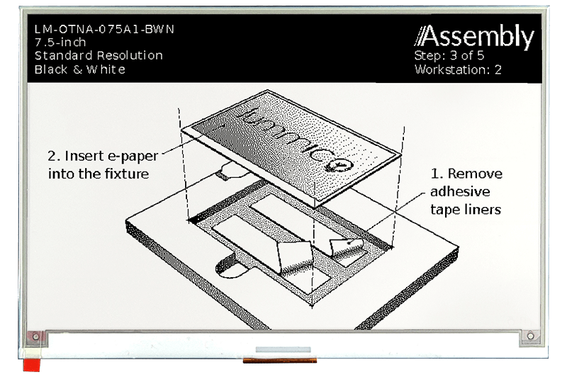 LM-OTNA-075A1 e-paper assembly