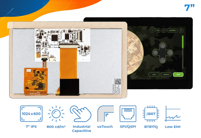 Evoq4 Remote Display Module RVT70HSBNWC00 - Riverdi