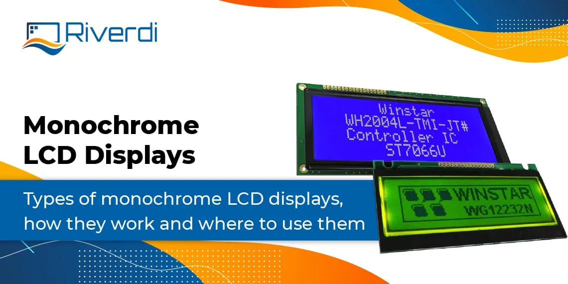 Monochrome LCD displays how they work and where to use them Riverdi