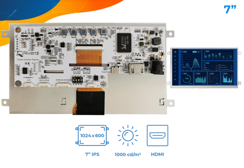 riverdi HDMI 7 pouces