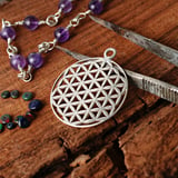 Flower of Life Pendant Small - Silver