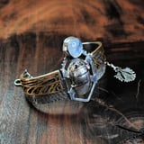 Royal Winged Scarab Bracelet Silver & Gold