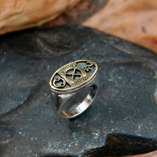 Jupiter Triple Conjunction Talisman Ring Silver and Gold (*Limited Edition*)