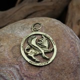 Shirdal Pendant–Persian Griffin Gold