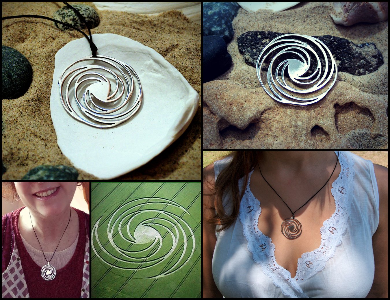 Golden
                            Mean Spiral pendant