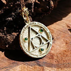 Philosopher's Stone Pendant Gold