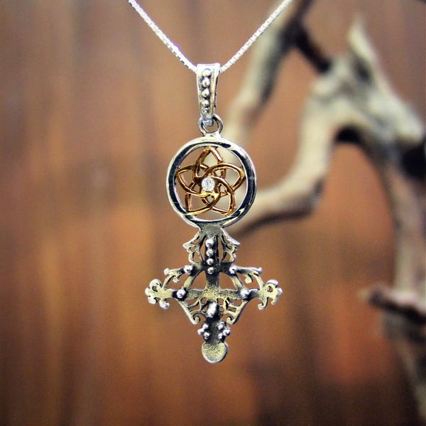 Venus In Pisces Talisman Silver and Gold with Diamond (*Limited Edition*)