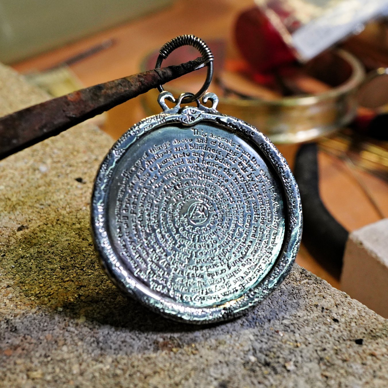 Emerald Tablet
                                Pendant