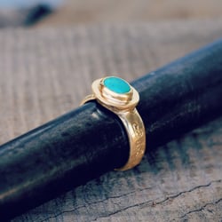 Venus in Pisces Moon in Taurus Ring Gold