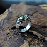 Cosmic Eye Venus in Pisces Ring Silver