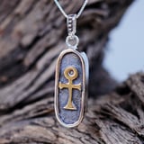 Venus Moon in Taurus Pendant Silver and Gold