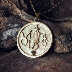 Jupiter-Uranus Conjunction Talisman Gold