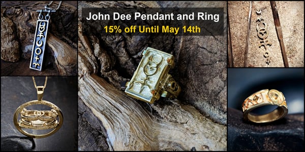 New John Dee Pendant and Ring