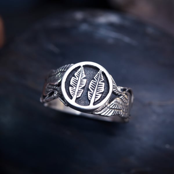 Musashi Samurai Wind Ring Silver
