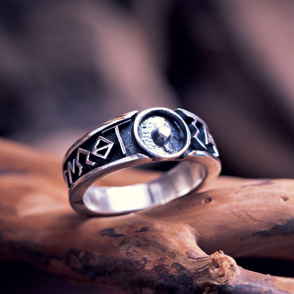 Кольцо «Монада», серебро