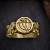 Musashi Samurai Water Ring Gold