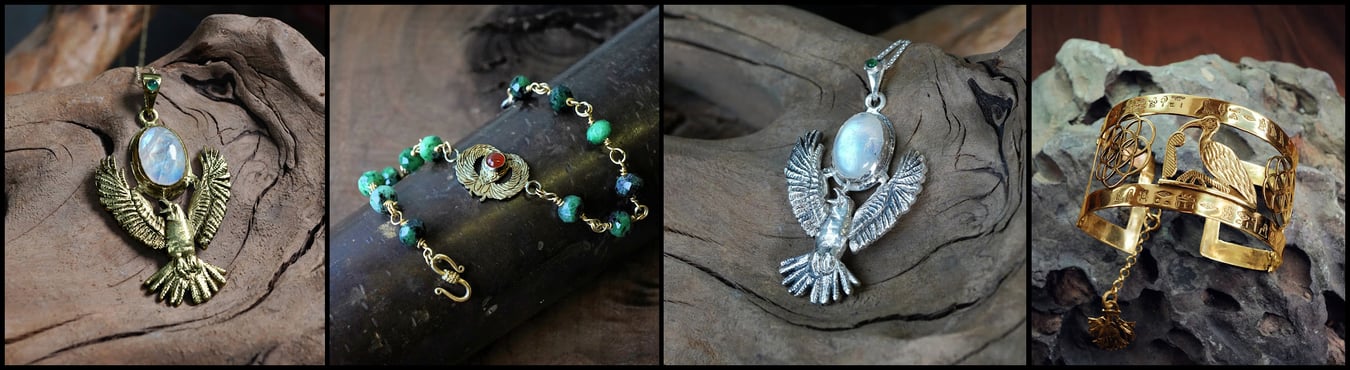 The Divine Messenger Pendants and Related Designs