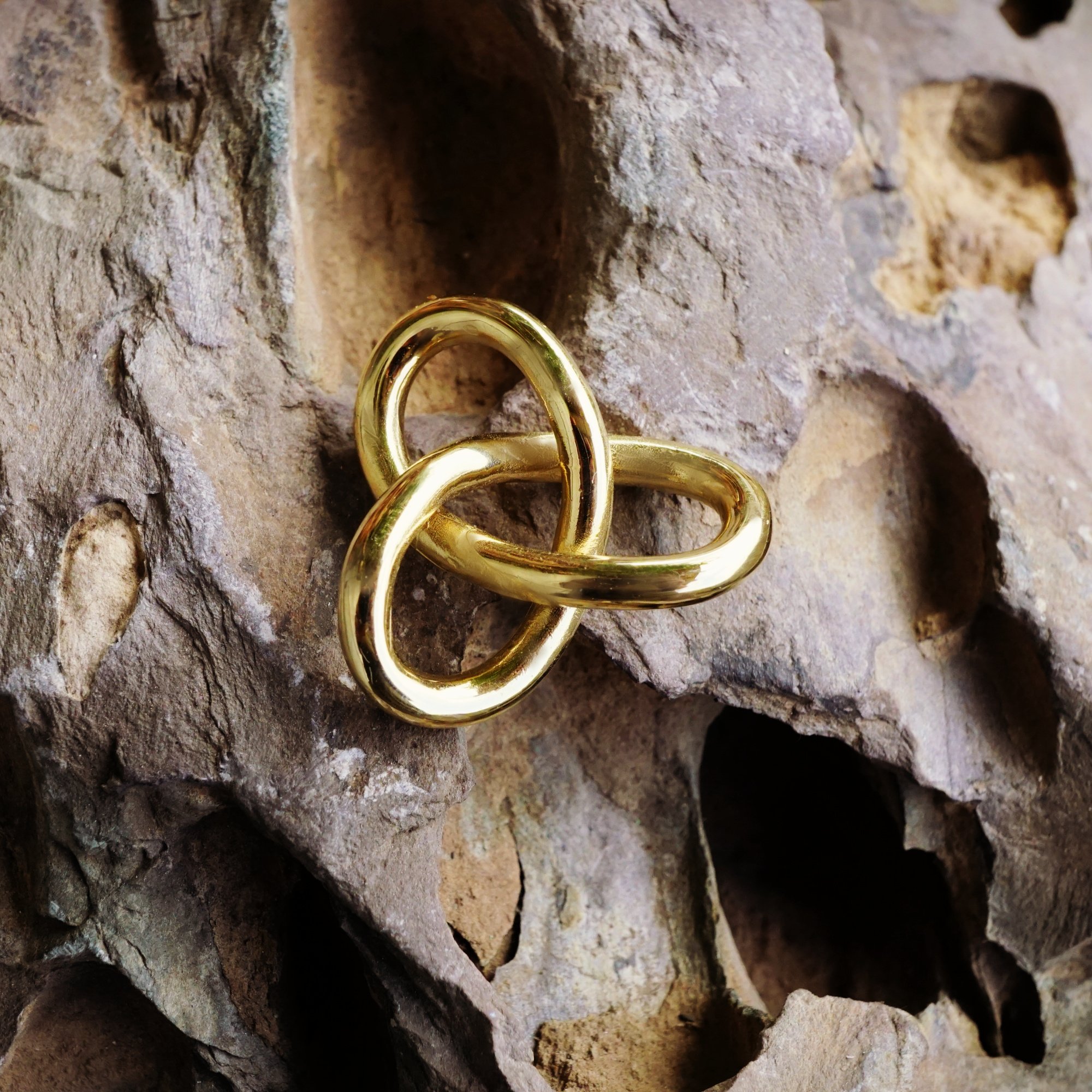 KA Gold Jewelry ゴーディアンノット 14金製 ペンダントトップ ゴーディアン・ノット ゴールド大