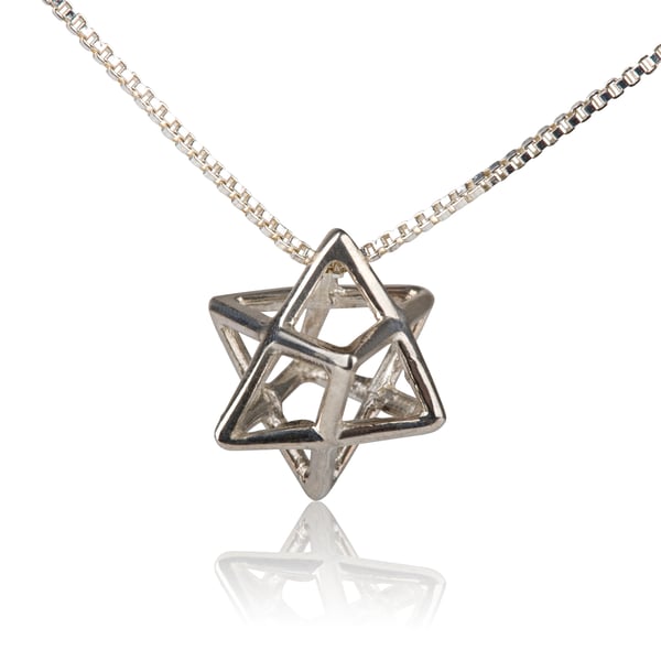 Pendentif Merkaba petit argent