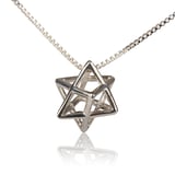 Merkaba Anhänger Small Silber