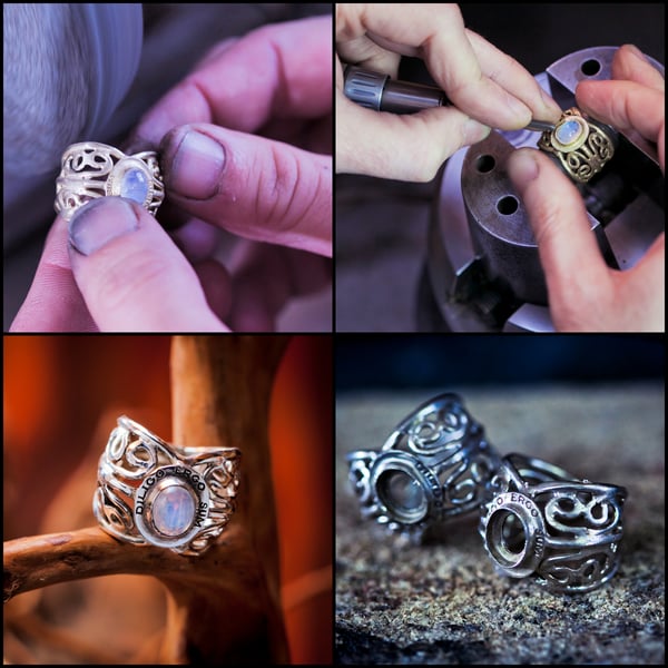 Custom Design Gold and Precious Stones