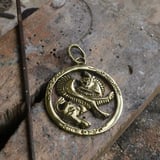 Shirdal Pendant–Persian Griffin Gold