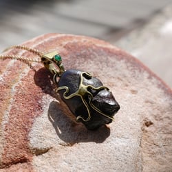 Small Fallen Star Pendant Gold