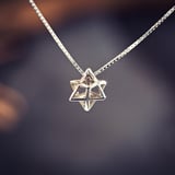 Merkaba Anhänger Small Silber