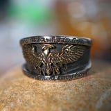 Phoenix Ring Silver and Gold