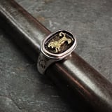 Lion of Judah Ring Silver and Gold