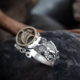 Musashi Samurai Water Ring Silver and Gold