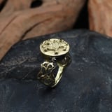 Shirdal Persian Griffin Talisman Ring Gold