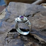 Cosmic Eye Venus in Pisces Ring Silver