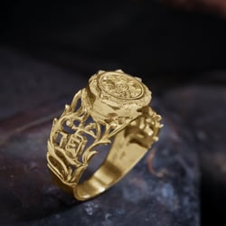 Musashi Samurai Void Ring Gold