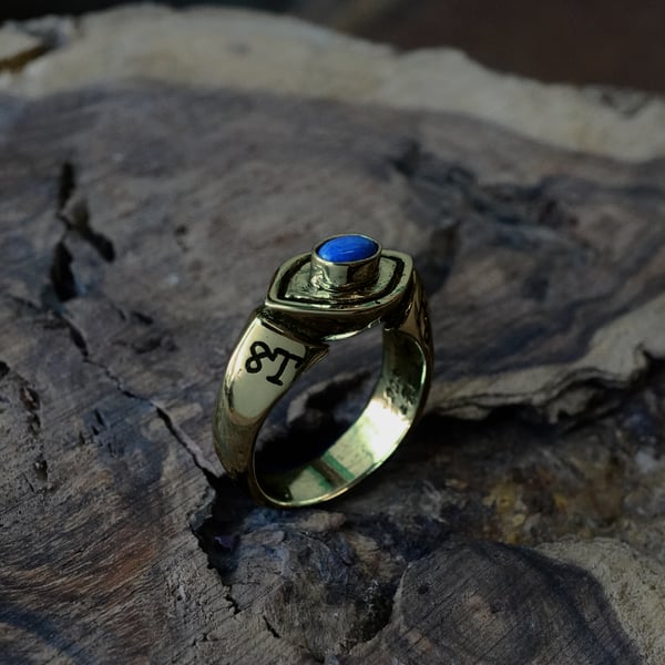 Cosmic Eye Venus in Pisces Ring Gold
