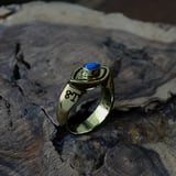 Cosmic Eye Venus in Pisces Ring Gold