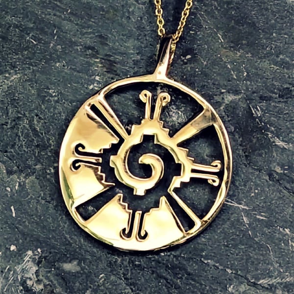 Hunab Ku Pendant Gold