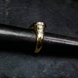 טבעת אריה יהודה זהב