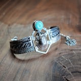 Royal Winged Scarab Bracelet Silver