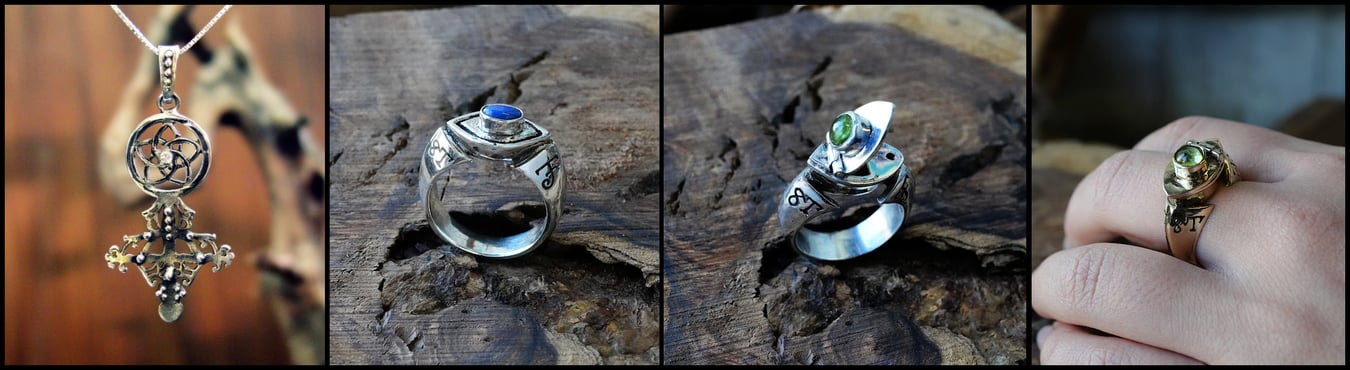 New Cosmic Eye Rings and Related Designs