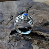 Cosmic Eye Venus in Pisces Ring Silver