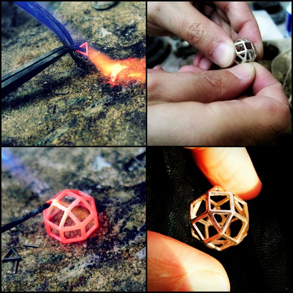 Custom Design Gold and Precious Stones