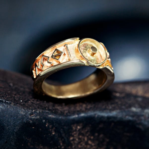 Кольцо «Монада», золото