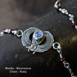 Handwoven Winged Scarab Bracelet Silver