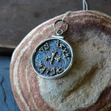 Customized Ancient Hebrew Seal Silver Pendant