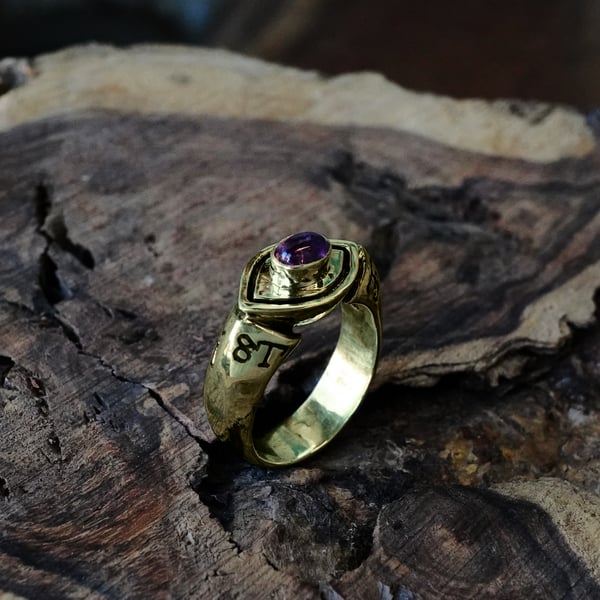 Cosmic Eye Venus in Pisces Ring Gold