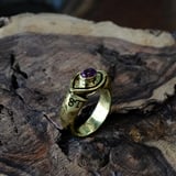 Cosmic Eye Venus in Pisces Ring Gold