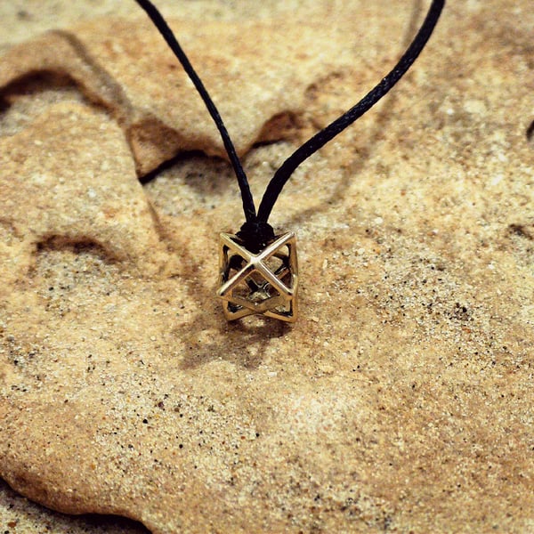 Pendentif Merkaba petit or