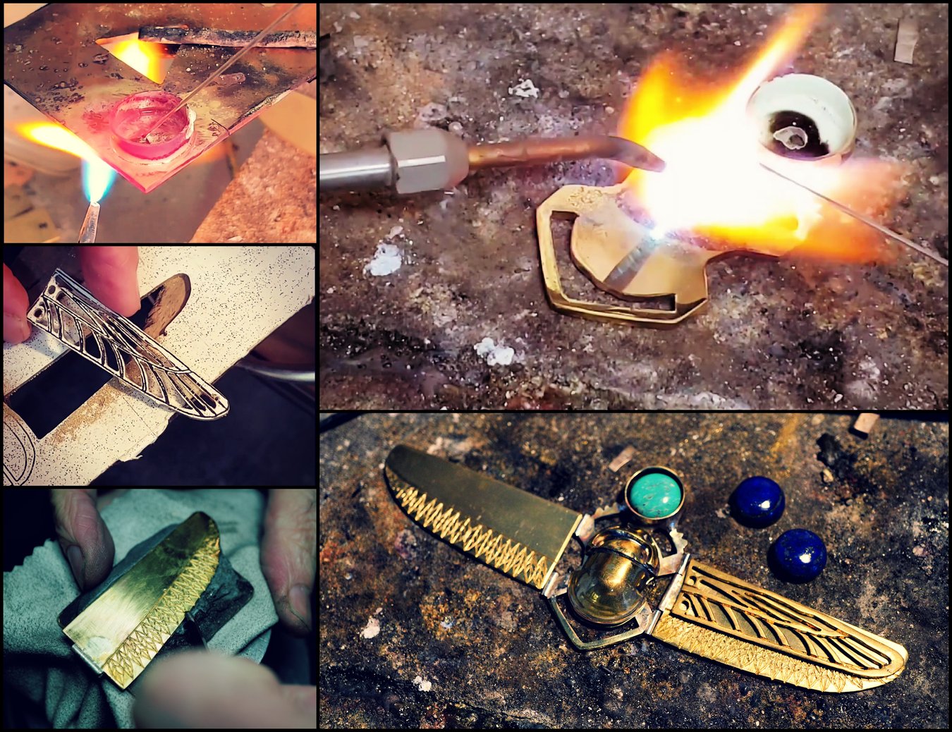 The Making of the New Winged Scarab Bracelet