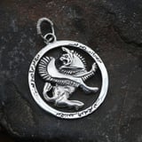 Shirdal Pendant–Persian Griffin Silver